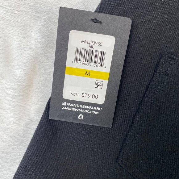 Andrew Marc Sport Standard Rise 7/8 Black Legging‎ MEDIUM Athleisure NWT - Picture 7 of 14